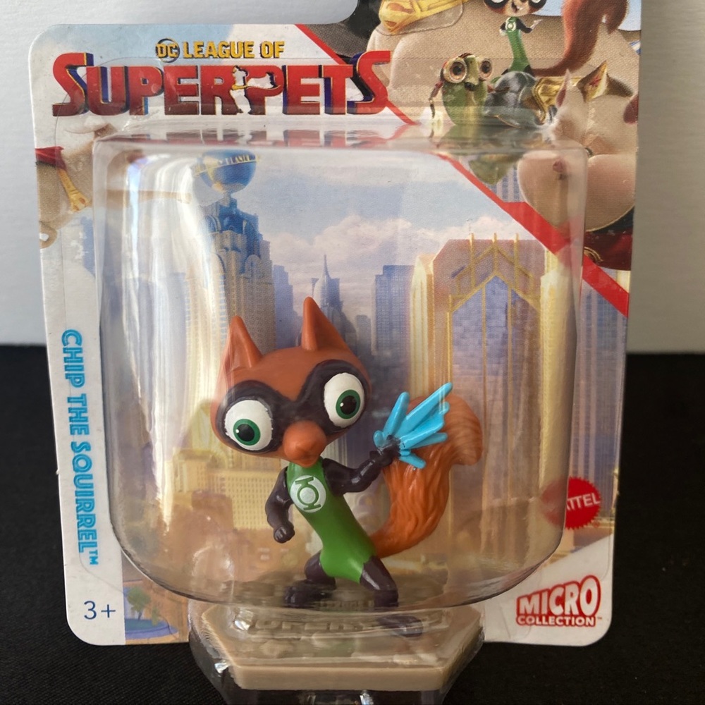 Chip The Squirrel DC League of Super-Pets Action Figure Cake Topper NEW